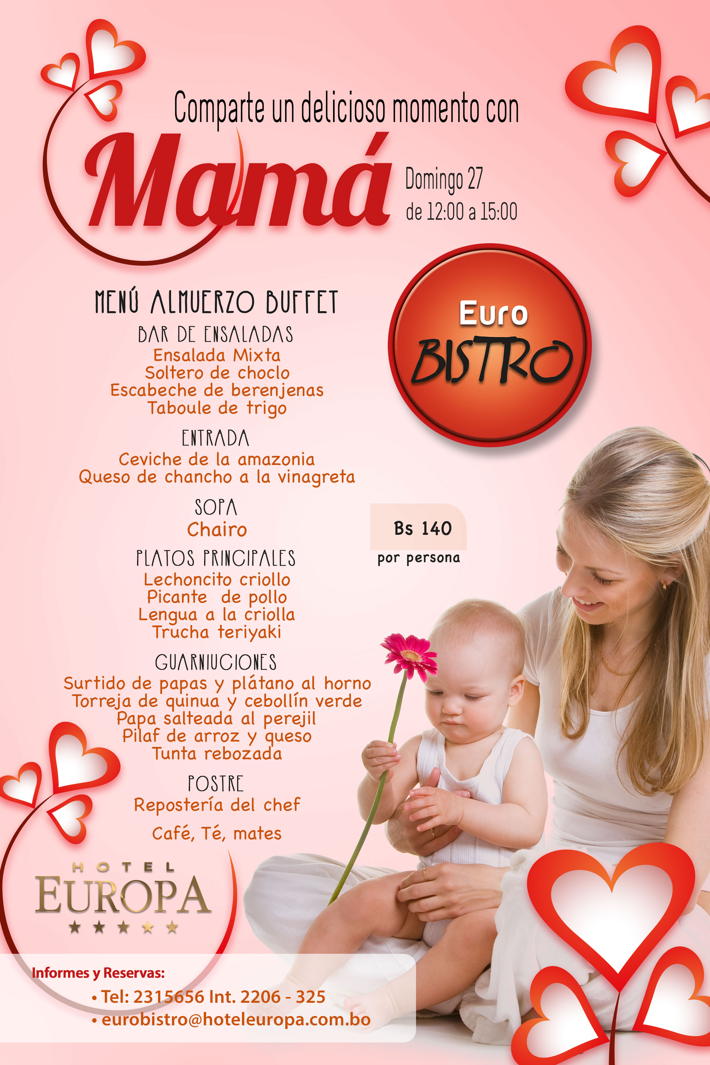 Comparte un delicioso momento con Mam&aacute;