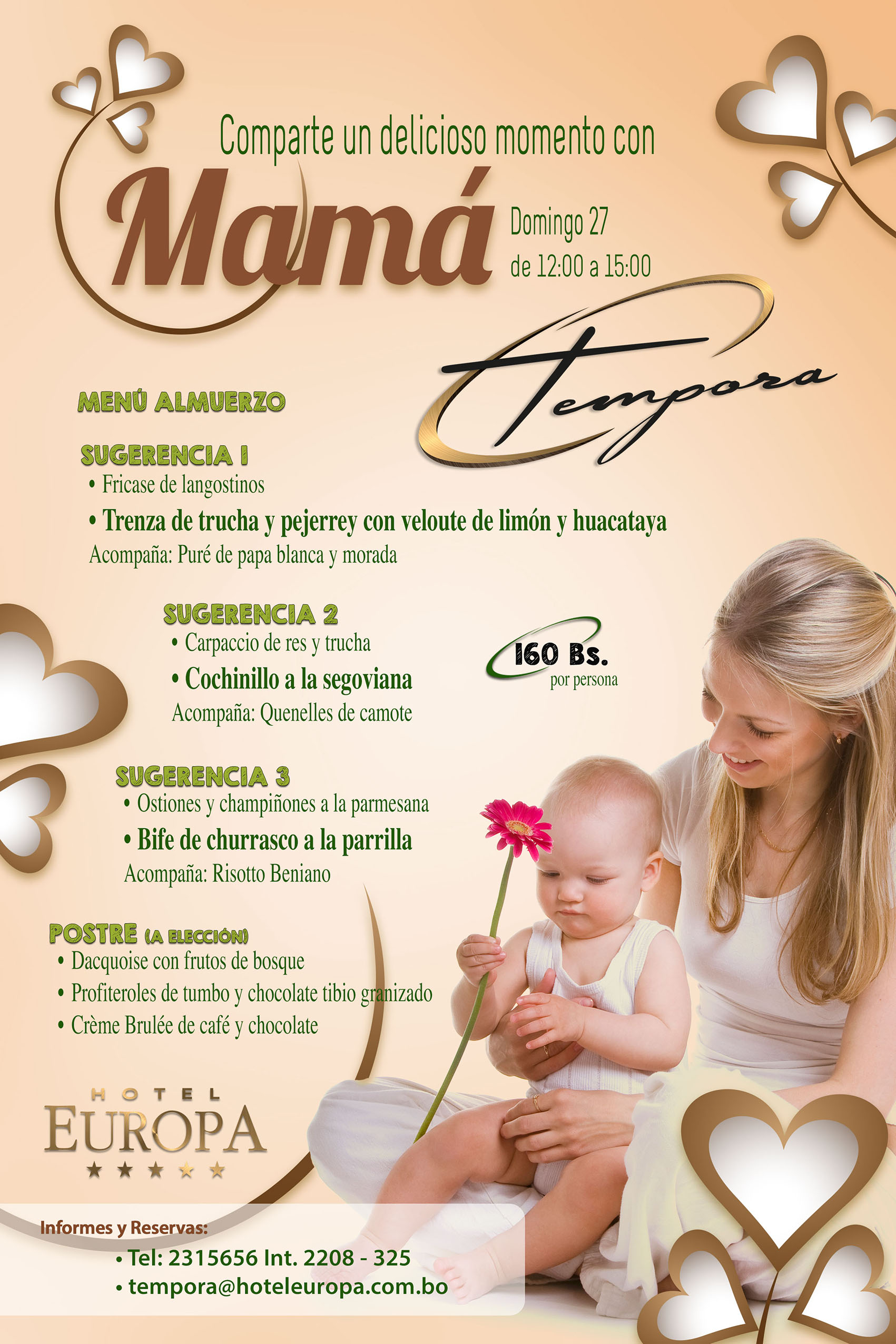 Comparte un delicioso momento con Mam&aacute;