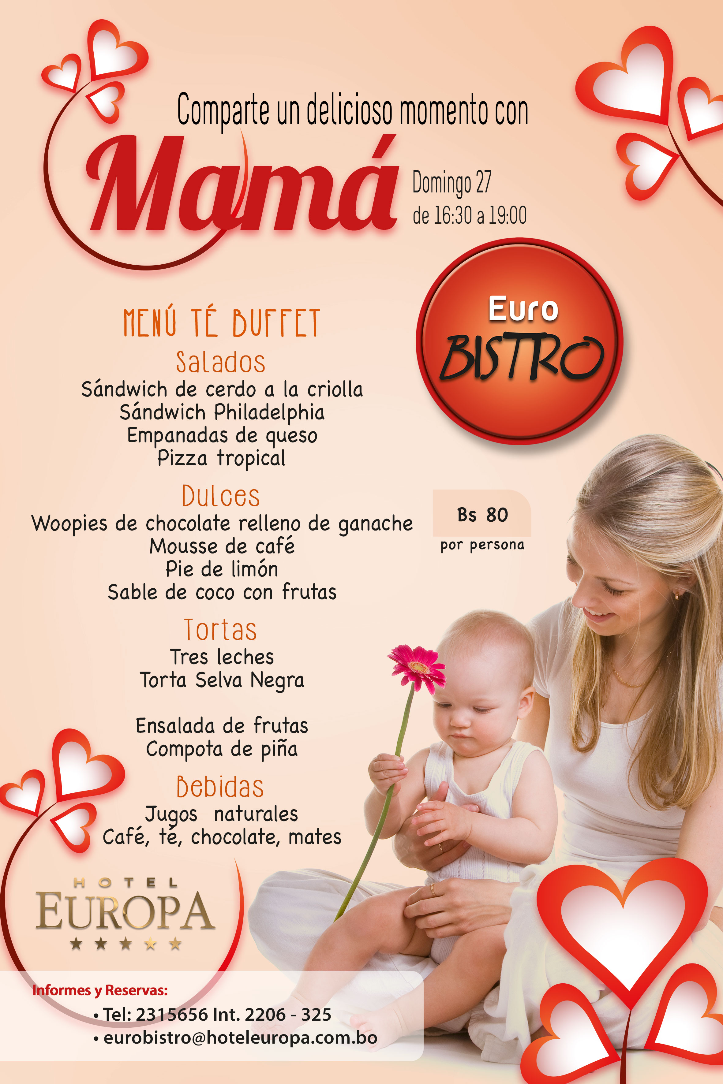Comparte un delicioso momento con Mam&aacute;